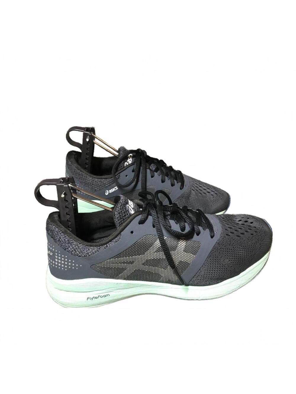 ASICS RoadHawk Aquarium Women gray Green Walking Running Size 8